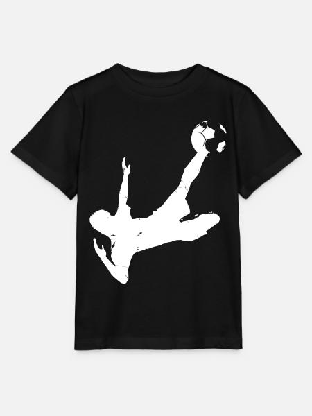 Soccer - White - Stanley/Stella Kinder T-Shirt MINI CREATOR - Schwarz