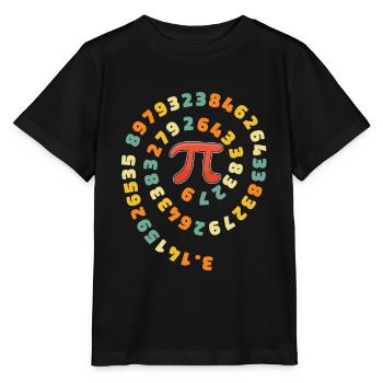 Pi Day Pi Rotation Algebra Geometrie Mathematiker - Stanley/Stella Kinder T-Shirt MINI CREATOR  - Schwarz - Vorne - Mikhail (115cm)