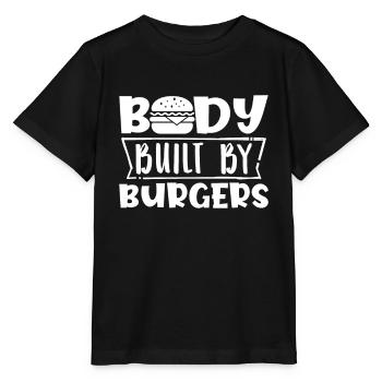 Physique des hamburgers pour les amateurs de hamburgers - T-shirt bio MINI CREATOR Stanley/Stella Enfant - noir - Devant - Mikhail (115cm)