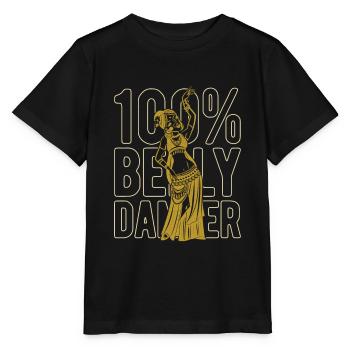 100% Danseuse du Ventre Pour Danseuse du Ventre - T-shirt bio MINI CREATOR Stanley/Stella Enfant - noir - Devant - Mikhail (115cm)