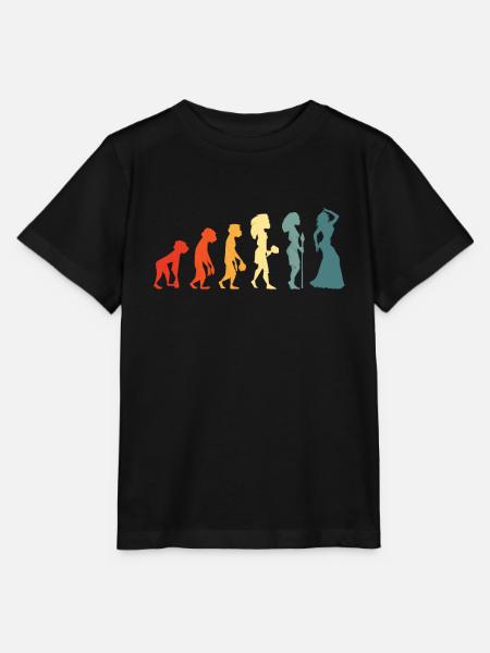 Bauchtanz-evolution Für Bauchtänzerin - Stanley/Stella Kinder T-Shirt MINI CREATOR  - Schwarz