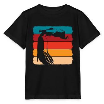 Retro belly dance For belly dancer - Stanley/Stella MINI CREATOR Kids’ T-Shirt - black - Front - Mikhail (115cm)