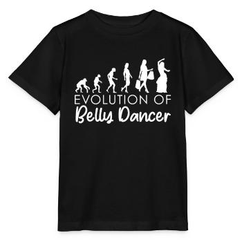 Évolution de la danseuse du ventre pour la danseuse du ventre - T-shirt bio MINI CREATOR Stanley/Stella Enfant - noir - Devant - Mikhail (115cm)