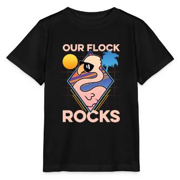 Unser Flock Rocks - Stanley/Stella Kinder T-Shirt MINI CREATOR  - Schwarz - Vorne - Mikhail (115cm)