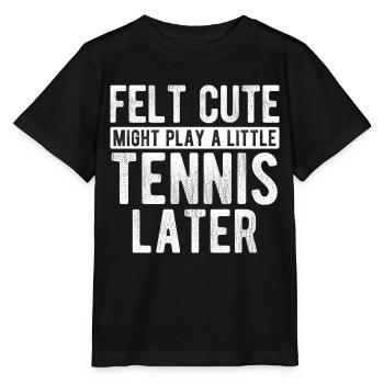 Tennisplatz Spruch Für Tennis - Stanley/Stella Kinder T-Shirt MINI CREATOR  - Schwarz - Vorne - Mikhail (115cm)