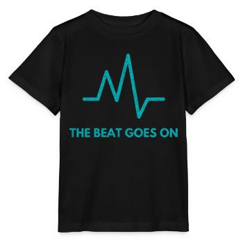 The Beat Goes On Frequency Grunge - Stanley/Stella Kinder T-Shirt MINI CREATOR  - Schwarz - Vorne - Mikhail (115cm)
