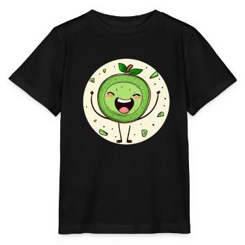 Fröhliche Kiwi - Stanley/Stella Kinder T-Shirt MINI CREATOR  - Schwarz - Vorne - Mikhail (115cm)