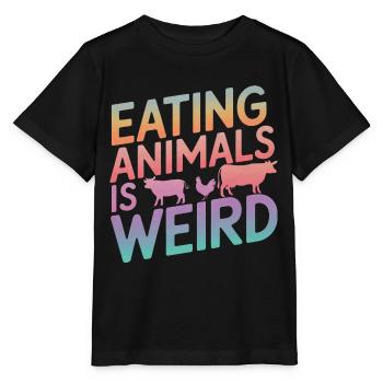 Végétarien Végétalien Végétarien Végétarien - T-shirt bio MINI CREATOR Stanley/Stella Enfant - noir - Devant - Mikhail (115cm)