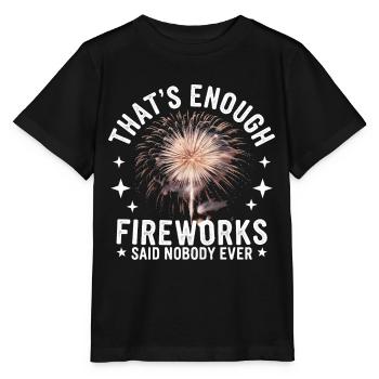 Pyrotechnics Fireworks Pyrotechnics - Stanley/Stella MINI CREATOR Kids’ T-Shirt - black - Front - Mikhail (115cm)
