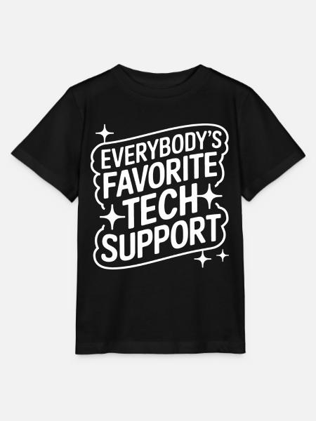 Technischer Support Computerfreak Nerd - Stanley/Stella Kinder T-Shirt MINI CREATOR  - Schwarz
