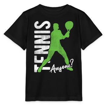 Tennisplatz Spruch Für Tennis - Stanley/Stella Kinder T-Shirt MINI CREATOR  - Schwarz - Vorne - Mikhail (115cm)
