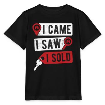 Immobilien-Händler Für Immobilien-Makler - Stanley/Stella Kinder T-Shirt MINI CREATOR  - Schwarz - Vorne - Mikhail (115cm)