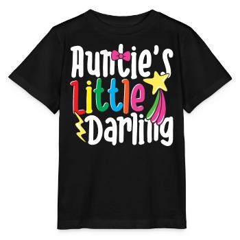 Auntie's Little Darling Buntes Kind Freizeit - Stanley/Stella Kinder T-Shirt MINI CREATOR  - Schwarz - Vorne - Mikhail (115cm)