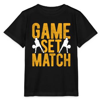 Tennisplatz Spruch Für Tennis - Stanley/Stella Kinder T-Shirt MINI CREATOR  - Schwarz - Vorne - Mikhail (115cm)