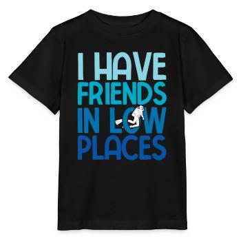 Apnoetaucher Freitaucher Taucher - Stanley/Stella Kinder T-Shirt MINI CREATOR  - Schwarz - Vorne - Mikhail (115cm)