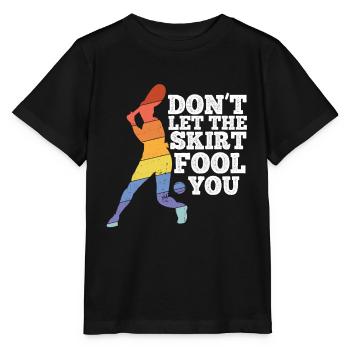 Tennisplatz Spruch Für Tennis - Stanley/Stella Kinder T-Shirt MINI CREATOR  - Schwarz - Vorne - Mikhail (115cm)