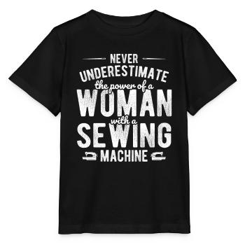 Nähen Und Schneidern Für Näher - Stanley/Stella Kinder T-Shirt MINI CREATOR  - Schwarz - Vorne - Mikhail (115cm)