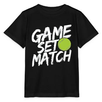 Tennisplatz Spruch Für Tennis - Stanley/Stella Kinder T-Shirt MINI CREATOR  - Schwarz - Vorne - Mikhail (115cm)