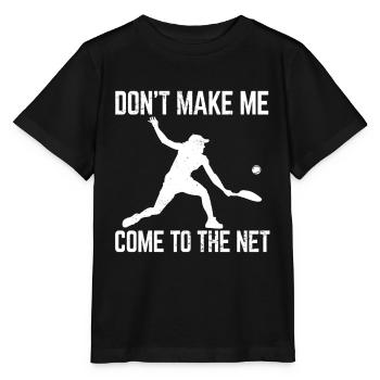 Tennisplatz Spruch Für Tennis - Stanley/Stella Kinder T-Shirt MINI CREATOR  - Schwarz - Vorne - Mikhail (115cm)