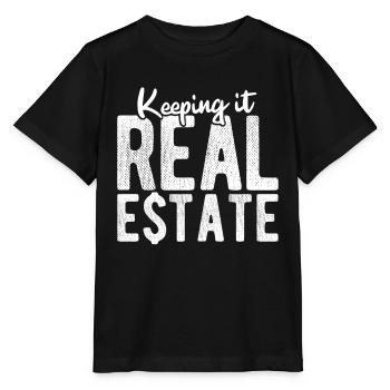 Immobilien-Händler Für Immobilien-Makler - Stanley/Stella Kinder T-Shirt MINI CREATOR  - Schwarz - Vorne - Mikhail (115cm)