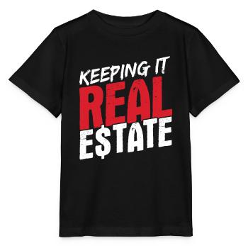 Immobilien-Händler Für Immobilien-Makler - Stanley/Stella Kinder T-Shirt MINI CREATOR  - Schwarz - Vorne - Mikhail (115cm)