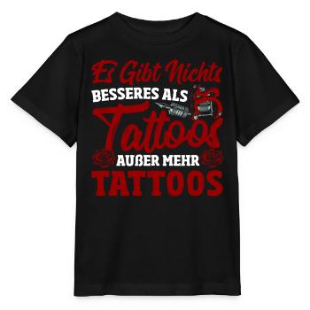 Es Gibt Nichts Besseres Als Tattoos Auber Mehr - Stanley/Stella Kinder T-Shirt MINI CREATOR  - Schwarz - Vorne - Mikhail (115cm)