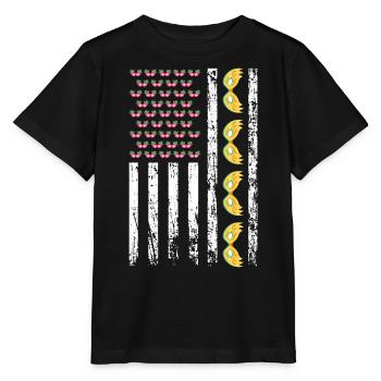 Mascarade de carnaval américain Mardi Gras - T-shirt bio MINI CREATOR Stanley/Stella Enfant - noir - Devant - Mikhail (115cm)