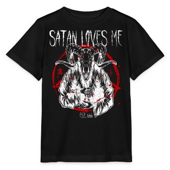 Satanist Baphomet Satanismus - Stanley/Stella Kinder T-Shirt MINI CREATOR  - Schwarz - Vorne - Mikhail (115cm)