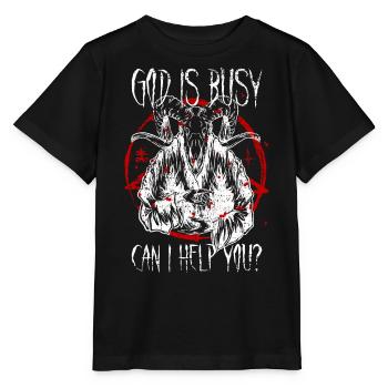 Satanist Baphomet Satanismus - Stanley/Stella Kinder T-Shirt MINI CREATOR  - Schwarz - Vorne - Mikhail (115cm)
