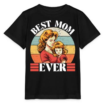 Beste Mutter aller Zeiten - Stanley/Stella Kinder T-Shirt MINI CREATOR  - Schwarz - Vorne - Mikhail (115cm)