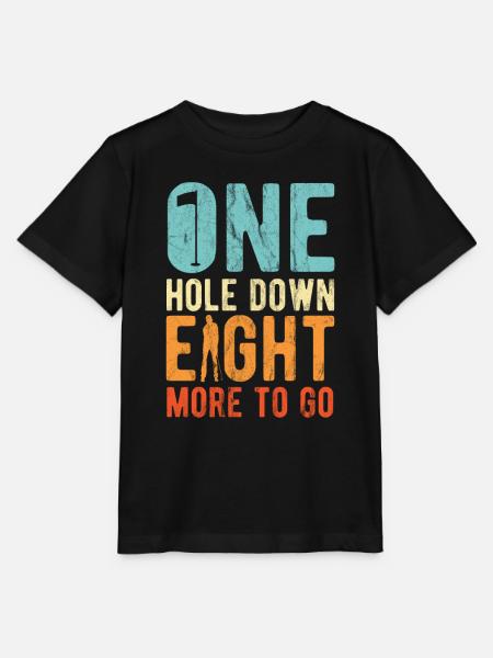 Golfplatz zum Golfen Golf - Stanley/Stella Kinder T-Shirt MINI CREATOR - Schwarz