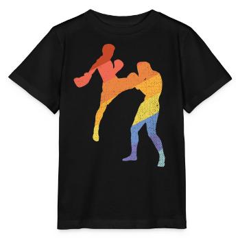 Kickboxing - Stanley/Stella Kinder T-Shirt MINI CREATOR  - Schwarz - Vorne - Mikhail (115cm)