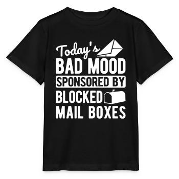 Briefträger Und Paket-Zusteller Für Postboten - Stanley/Stella Kinder T-Shirt MINI CREATOR  - Schwarz - Vorne - Mikhail (115cm)