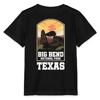 Big Bend National Park Texas American - Stanley/Stella MINI CREATOR Kids’ T-Shirt - black - Front - Mikhail (115cm)