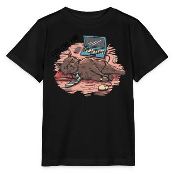 It's good, I'm fine, all is well, - Stanley/Stella MINI CREATOR Kids’ T-Shirt - black - Front - Mikhail (115cm)