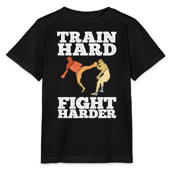 Kickboxing - Stanley/Stella Kinder T-Shirt MINI CREATOR  - Schwarz - Vorne - Mikhail (115cm)
