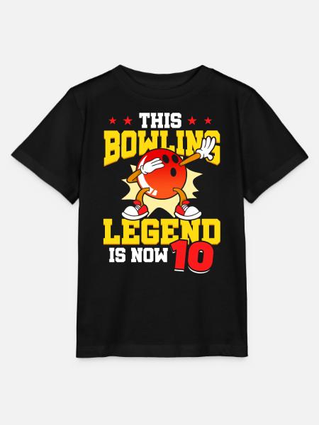 This bowling legend is now 10 Sport Kid 10. - Stanley/Stella MINI CREATOR Kids’ T-Shirt - black