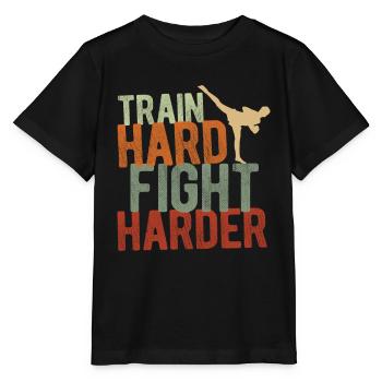 Kickboxing - Stanley/Stella Kinder T-Shirt MINI CREATOR  - Schwarz - Vorne - Mikhail (115cm)