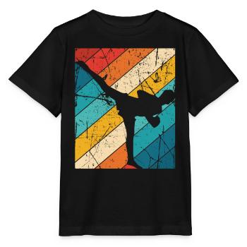 Kickboxing - Stanley/Stella Kinder T-Shirt MINI CREATOR  - Schwarz - Vorne - Mikhail (115cm)