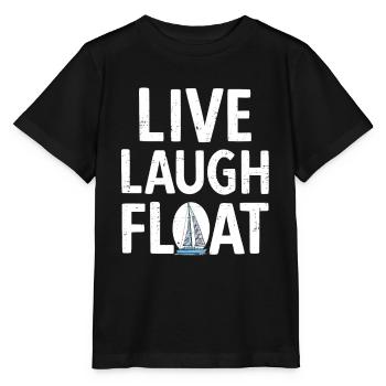 Segelboot Kapitän Spruch Zum Segeln - Stanley/Stella Kinder T-Shirt MINI CREATOR  - Schwarz - Vorne - Mikhail (115cm)