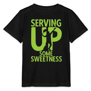 Tennisplatz Spruch Für Tennis - Stanley/Stella Kinder T-Shirt MINI CREATOR  - Schwarz - Vorne - Mikhail (115cm)