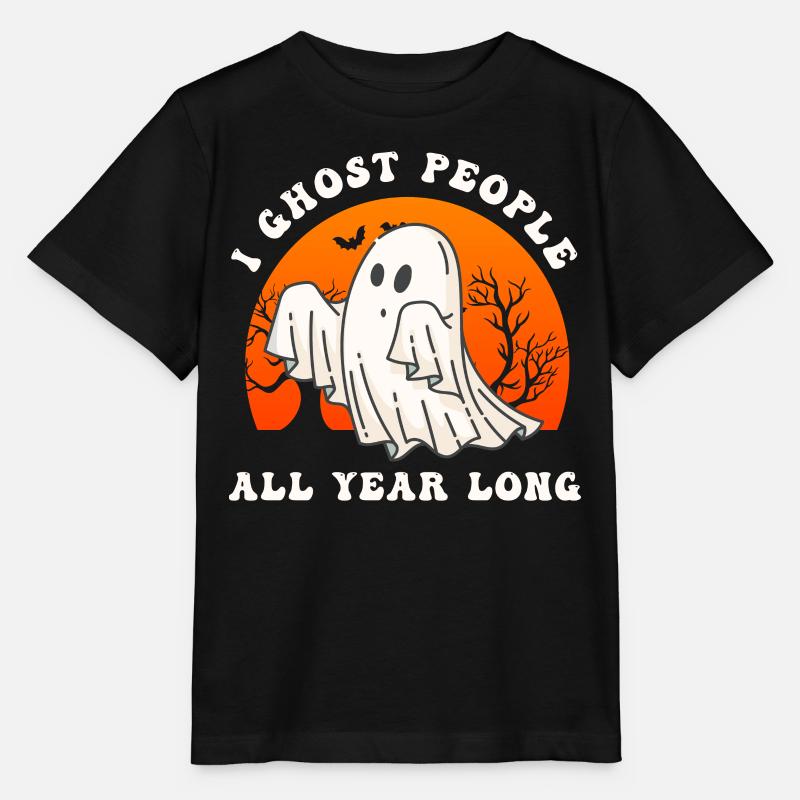 Halloween I Ghost People All Year Long - Stanley/Stella Kinder T-Shirt MINI CREATOR  - Schwarz