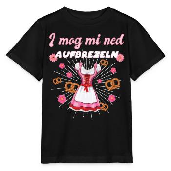 I Mog Mi Ned Aufbrezeln Dirndl - Stanley/Stella Kinder T-Shirt MINI CREATOR  - Schwarz - Vorne - Mikhail (115cm)