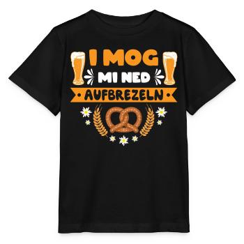 I Mog Mi Ned Aufbrezeln Dirndl - Stanley/Stella Kinder T-Shirt MINI CREATOR  - Schwarz - Vorne - Mikhail (115cm)