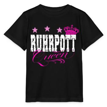 Ruhrpott Queen Ruhrgebiet Frauen Mädchen - Stanley/Stella Kinder T-Shirt MINI CREATOR  - Schwarz - Vorne - Mikhail (115cm)