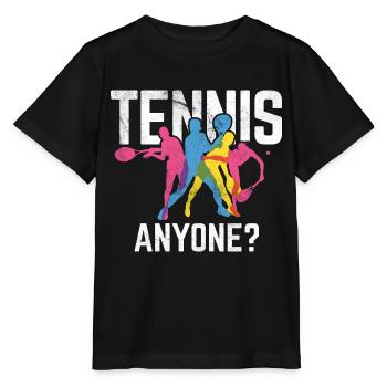 Tennisplatz Spruch Für Tennis - Stanley/Stella Kinder T-Shirt MINI CREATOR  - Schwarz - Vorne - Mikhail (115cm)