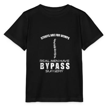 Opération de bypass Stents Hypertension - T-shirt bio MINI CREATOR Stanley/Stella Enfant - noir - Devant - Mikhail (115cm)