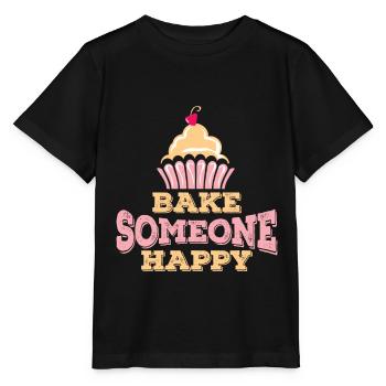 Boulanger Confiseur Gâteau Gâteau Confiserie - T-shirt bio MINI CREATOR Stanley/Stella Enfant - noir - Devant - Mikhail (115cm)