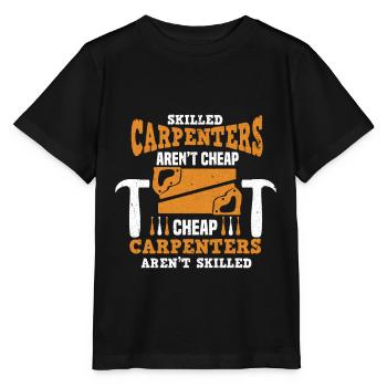 Charpentier Charpentier Menuisier Charpentier - T-shirt bio MINI CREATOR Stanley/Stella Enfant - noir - Devant - Mikhail (115cm)