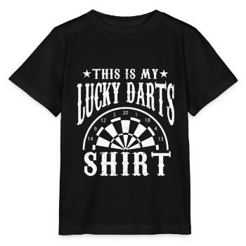 Darts Darts Player Darts Darts Darts Disc - Stanley/Stella MINI CREATOR Kids’ T-Shirt - black - Front - Mikhail (115cm)